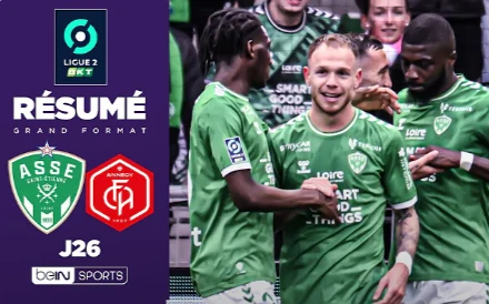 SAINT-ETIENNE sur le PODIUM en battant Annecy !