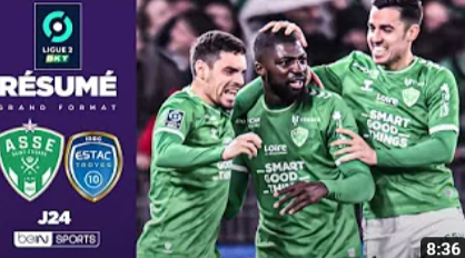 Résumé : L&rsquo;ASSE colle une MANITA à l&rsquo;ESTAC !