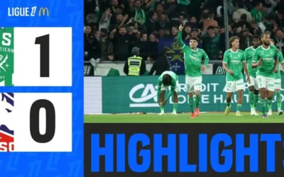 ASSE 1 – 0 LILLE : Les Verts créent la surprise et s’offrent un bol d’air face à Lille