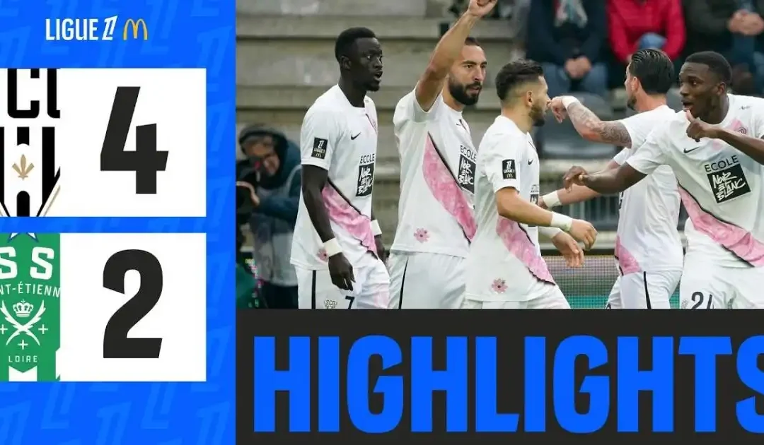 ANGERS 4 – 2 ASSE : Les verts s&rsquo;effondrent à Angers et s&rsquo;enfoncent dans la crise