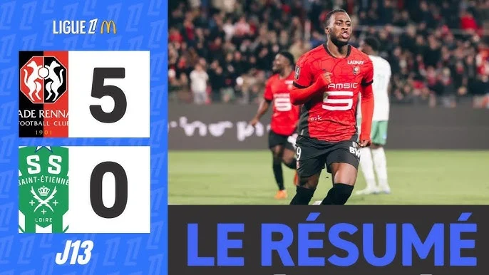 RENNES 5 – 0 ASSE : Une nouvelle déroute inquiétante