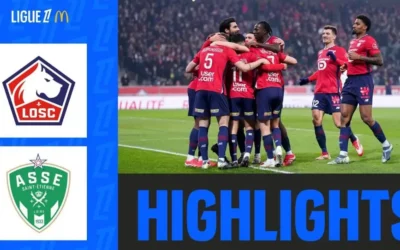 Lille 4 – 1 ASSE : résumé vidéo